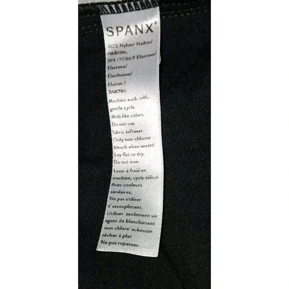 Spanx Transformation Tank Top Dual Zip‎ Up Sides Black Size S/P - Picture 7 of 7